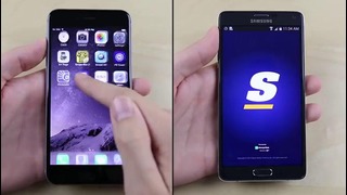 Galaxy Note 4 vs iPhone 6 Plus – Speed Test