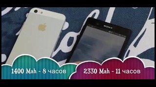 IPhone 5 против Xperia Z