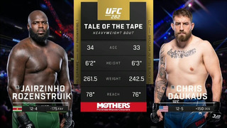 UFC 282: Розенстрайк VS Дакас