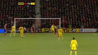 Bournemouth 1-3 Liverpool FC Carling Cup 17/12/2014