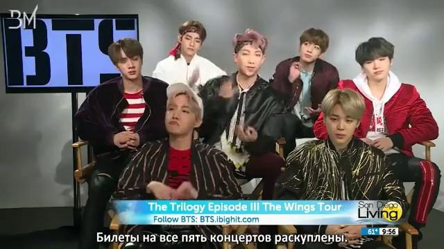 170328 BTS @ CW6 San Diego News