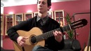 Grisha Goryachev tries out a Reyes flamenco guitar (part 1)