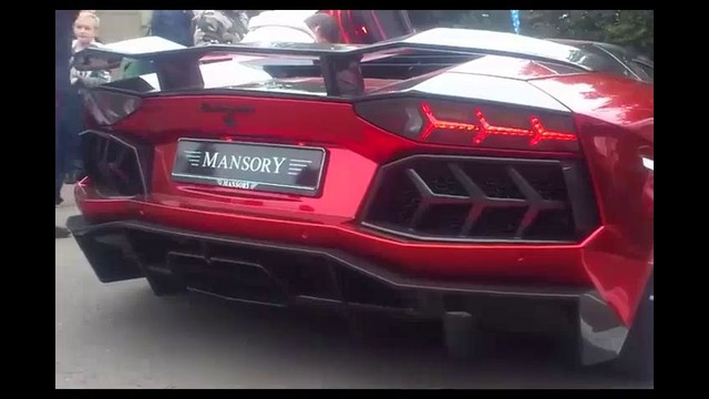 Звук выхлопа Lamborghini Aventador