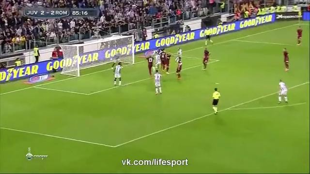 Победный гол Бонуччи из матча Ювентус – Рома