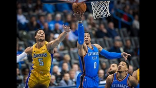 NBA 2018: LA Lakers vs Oklahoma City Thunder | NBA Season 2017-18