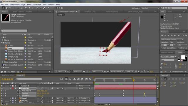 Adobe After Effects (12.Slow focus effect)
