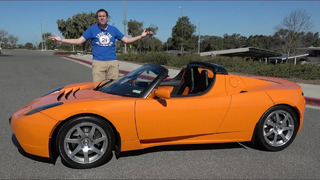 Tesla Roadster 2008 года – это крутая Tesla до того как Tesla стала крутой