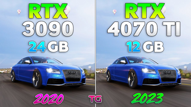 RTX 3090 vs RTX 4070 Ti – Test in 10 Games