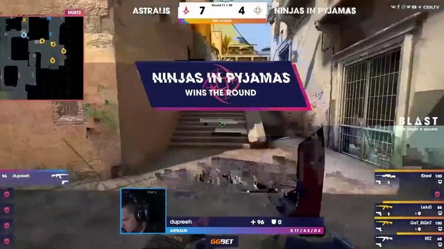 Astralis vs NiP Dust2 BLAST Pro Series Madrid 2019