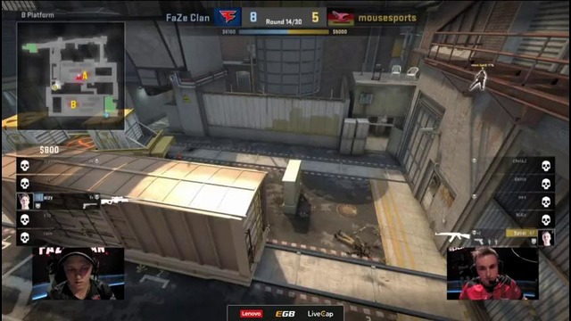 Mouz vs FaZe, map 1 train, ELEAGUE Season 1, LCQ