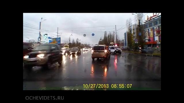 Полицейский «УАЗик» столкнулся с автомобилем «ВАЗ»