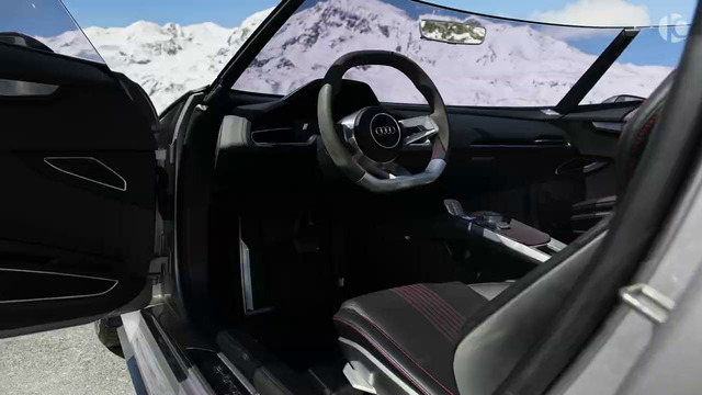 Audi e-tron Spyder TDI – Wild Sports Car With Diesel Hybrid Drive