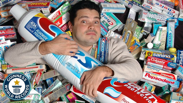 This Dentist Collects Toothpaste Tubes – Guinness World Records
