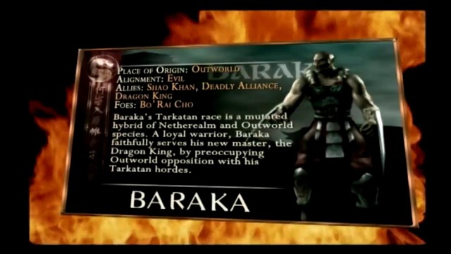 История героев Mortal Kombat – Baraka