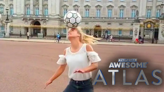 Freestyle Footballing in London with Aguska Mnich | People Are Awesome | Atlas