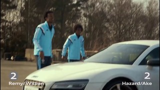 Watch what happened when Eden Hazard, Willian, Nathan Ake and Loic Remy took on the