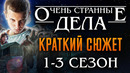 Очень странные дела 1-3 Сезон краткий пересказ