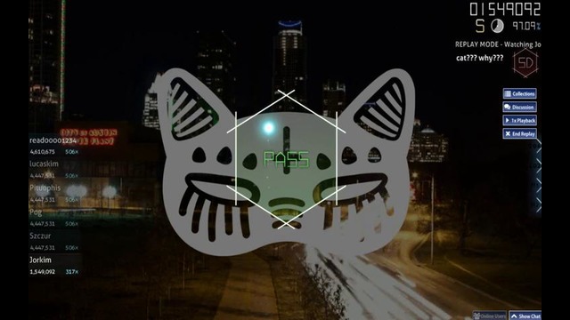 Osu! Mr. Kitty- Scars