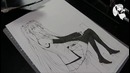 Hatsune Miku. Speed Manga Drawing. Хацуне Мику
