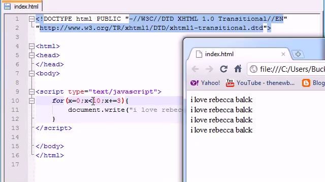 Beginner JavaScript Tutorial – 19 – for Loop