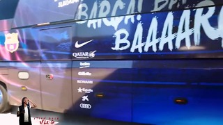Exclusive: inside the fc barcelona official bus || camp nou