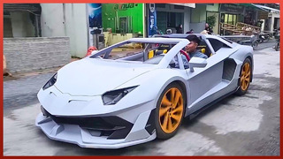 Man Builds Amazing LAMBORGHINI From Scratch in 10 Months | Start to Finish by @haisupercar