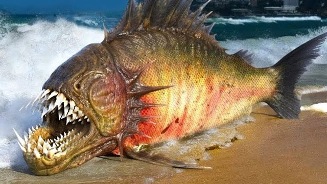 Самая Опасная Рыба, у Которой 555 Зубов Во Рту