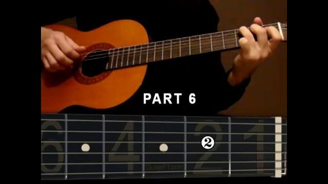 Guitar lesson Yiruma – River flows in you(solo) Part2