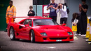 Cars Leaving a car meet in central London | Ferrari F40, Porsche Carrera GT, Lexus LFA