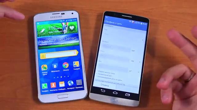 Samsung Galaxy S5 vs LG G3 Сравнение