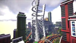 Minecraft Timelapse Color Divercity – City by the Bay