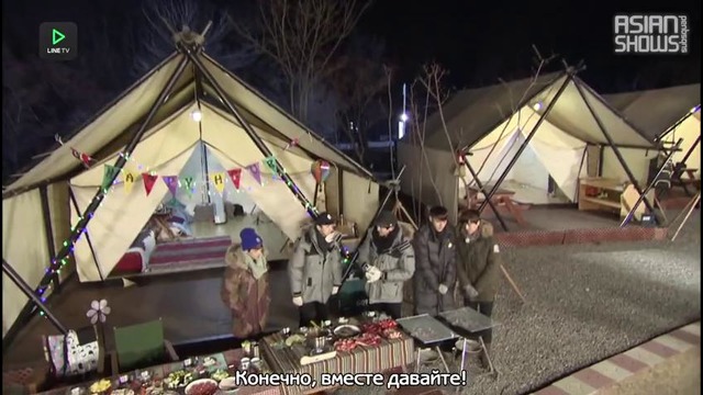 EXO Surplines – EXO Special Camping Day Ep.3 END (150116) рус. саб