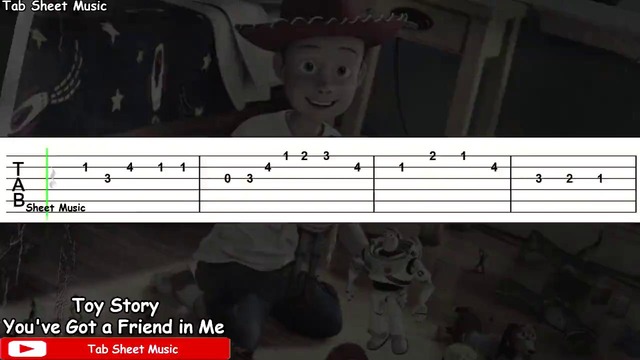 Toy Story – You’ve Got a Friend in Me – Guitar Tutorial