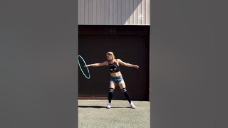 Girl Wows with Awesome Hula Hoop Tricks