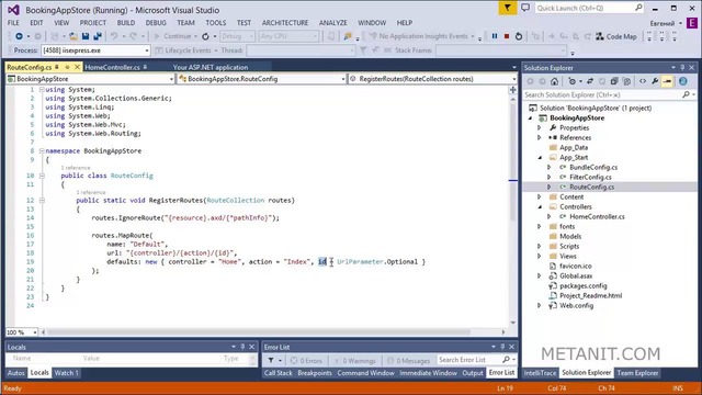 Модуль 3. Первое приложение. Обработка запросов в ASP.NET MVC 5