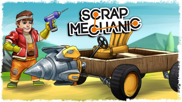 Quantum Games ► Выживание в scrap mechanic и строительство машины