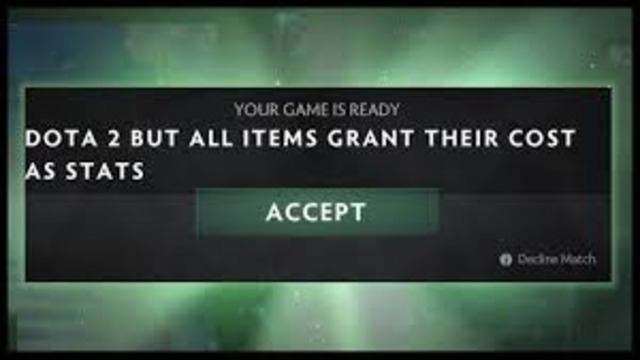 Dota 2 but All Items grant their Cost as Stats