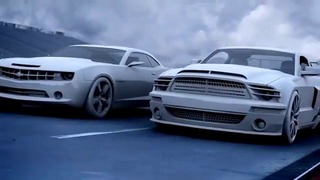 3D Моделирование-анимация в 3DS MAX 2008 the Ford Mustang SHELBY vs CAMARO vs VAZ 21