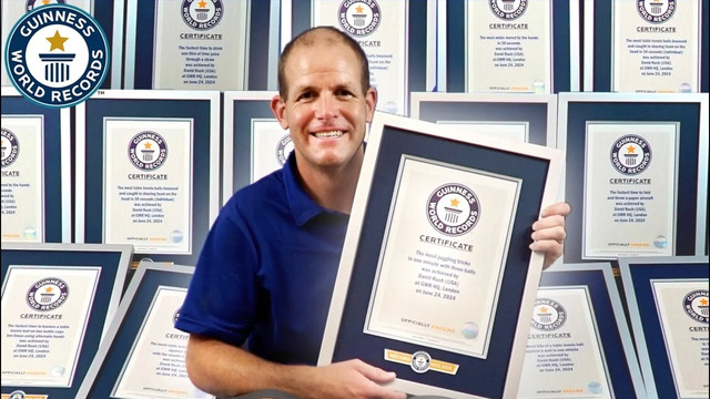 David Rush, The Man Who Loves To Break Records | Guinness World Records