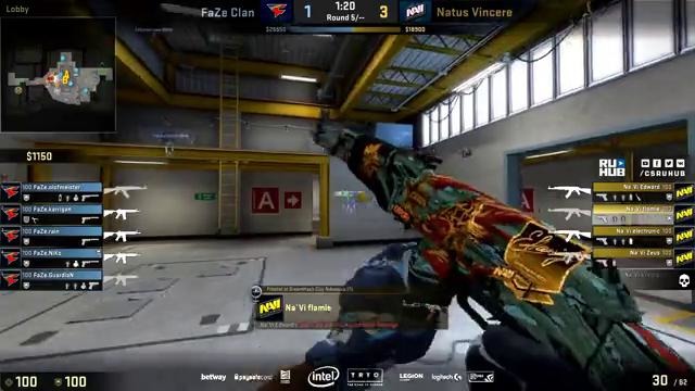 ESL Pro League S6: Na’Vi vs FaZe (nuke) CS:GO