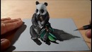 3D иллюстрация Панды