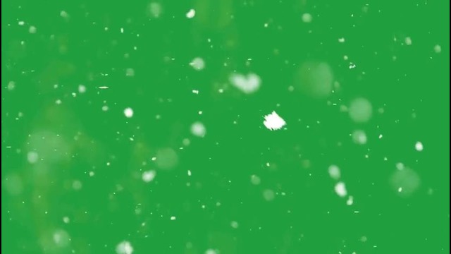 Snow Green Screen Effect (Real Snow)