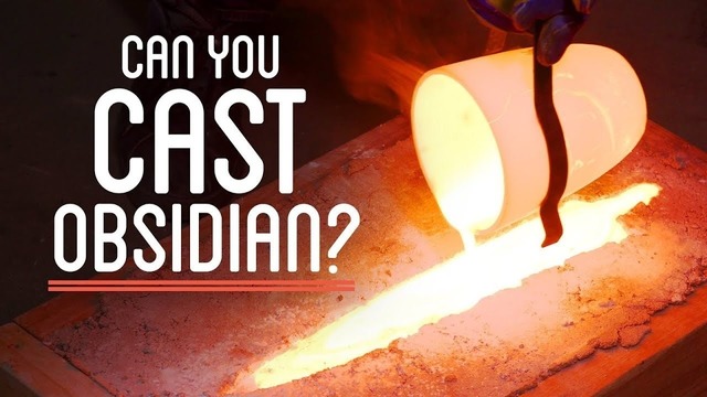 Can You Melt Obsidian and Cast a Sword — PewDiePie