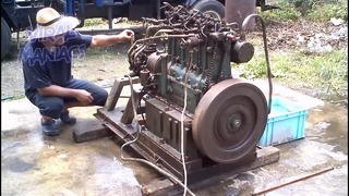 Запуск и работа старых антикварных двигателей