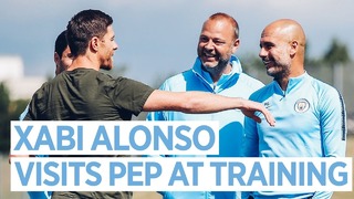 Xabi alonso meets pep | training