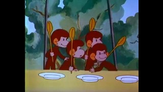 Советский мультфильм – Обезьянки – Как обезьянки обедали