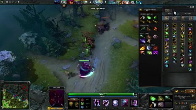 Arteezy (spectre)- Gameplay