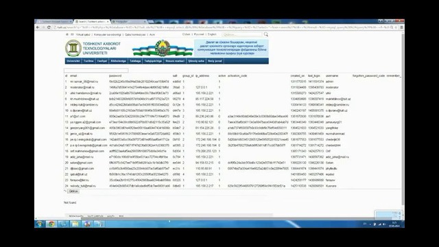 Problem of our web-site(Tuit.uz)