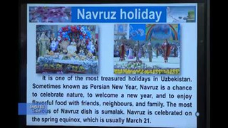 7-sinf. Ingliz tili. Holidays and festivals in Uzbekistan