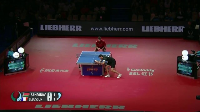 Vladimir Samsonov vs Emmanuel Lebesson I 2018 ITTF Men’s World Cup (Group)